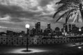 Sydney Harbour promenade at night. Sydney, Australia