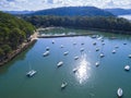 Sydney ku-ring-gai national park, Australia aerial view Royalty Free Stock Photo