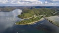 Sydney ku-ring-gai national park, Australia aerial view Royalty Free Stock Photo