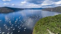 Sydney ku-ring-gai national park, Australia aerial view Royalty Free Stock Photo