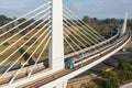 Sydney Metro train at Rouse Hill, Australia Royalty Free Stock Photo