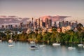 Sydney from Mosman Bay Royalty Free Stock Photo