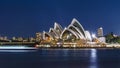 Sydney Night Scene Royalty Free Stock Photo