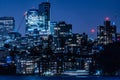 Sydney night skyline Royalty Free Stock Photo