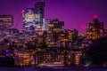 Sydney night skyline Royalty Free Stock Photo