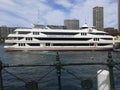 Sydney NSW, Australia,10/10/2014, captain cook cruise ship docked in port ,view from sydeny