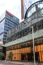 Sydney, NSW / Australia - 05.04.2020: an entrance of a high end fashion Gucci store at Westfield shopping centre