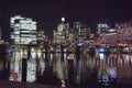 Pyrmont Bridge and Sydney Cityscape Royalty Free Stock Photo