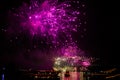 Pink Fireworks Royalty Free Stock Photo