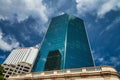 SYDNEY - OCTOBER 2015: City skyline on a sunny day. The city attracts 20 million people annually Royalty Free Stock Photo