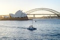 SYDNEY - October 12: Sydney Opera House view on October 12, 2017 in Sydney, Australia. The Sydney Opera House is a famous arts