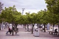 Sydney Olympic Park Railway Station public courtyard