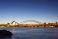 The Sydney Opear House and Habour Bridge Royalty Free Stock Photo