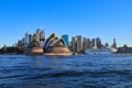 Sydney Opera with CBD Royalty Free Stock Photo