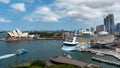 Sydney Skyline and cruise ship, December 2019