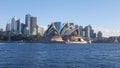 Sydney Opera House with city skyline Royalty Free Stock Photo