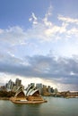 Sydney with the Opera house in the foreground, Australia Royalty Free Stock Photo