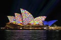 Sydney Opera House in geometric colour Royalty Free Stock Photo