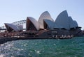 Sydney Opera House with the Harbour Bridge in the distance in Australia