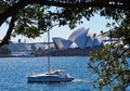 Sydney Opera House, and Harbour Bridge, NSW, Australia Royalty Free Stock Photo