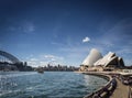 sydney opera house and harbour promenade outdoor cafes in australia