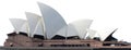 Sydney Opera House Isolated on White Background