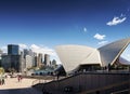Sydney opera house landmark and central CBD skyline in australia