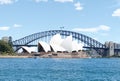 Sydney Opera House, located on Port Jackson, Sydney.