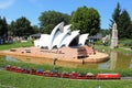 Sydney Opera House model at Minimundus, Klagenfurt