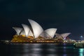 Sydney Opera House at night Royalty Free Stock Photo