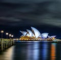 Sydney Opera House Night Best View Royalty Free Stock Photo