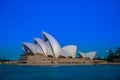 Sydney Opera House at night Royalty Free Stock Photo