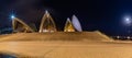 Sydney Opera House at night. Sydney New South Wales Australia