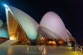 Sydney Opera House Night view Royalty Free Stock Photo