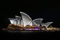 Sydney Opera House Night Vivid Light Festival Royalty Free Stock Photo