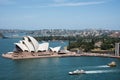 Sydney Opera House and Royal Botanic Garden Royalty Free Stock Photo