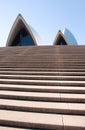 Sydney Opera House steps Royalty Free Stock Photo