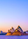 Sydney Opera house at sunrise Royalty Free Stock Photo