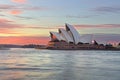 Sydney Opera House at sunrise Royalty Free Stock Photo