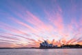 Sydney Opera House at sunrise in Sydney Australia Royalty Free Stock Photo