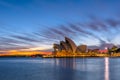 Sydney Opera House at sunrise in Sydney Australia Royalty Free Stock Photo