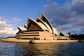 Sydney Opera House, Sunset Light and Dark Clouds, Australia Royalty Free Stock Photo