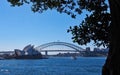 Sydney Opera House, and Harbour Bridge, NSW, Australia Royalty Free Stock Photo