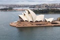 Sydney Opera House , view from the Sydney Harbour Bridge tower