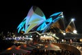 Sydney Opera House Vivid Royalty Free Stock Photo