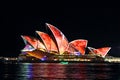 Sydney Opera House Vivid Sydney 2016 Royalty Free Stock Photo