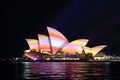 Sydney Opera House Vivid Sydney 2016 Royalty Free Stock Photo