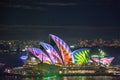 The Sydney Opera House in Vivid Sydney