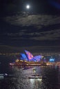 The Sydney Opera House in Vivid Sydney