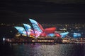 The Sydney Opera House in Vivid Sydney
